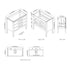 031 Series-36 Inch Bathroom Vanity Set