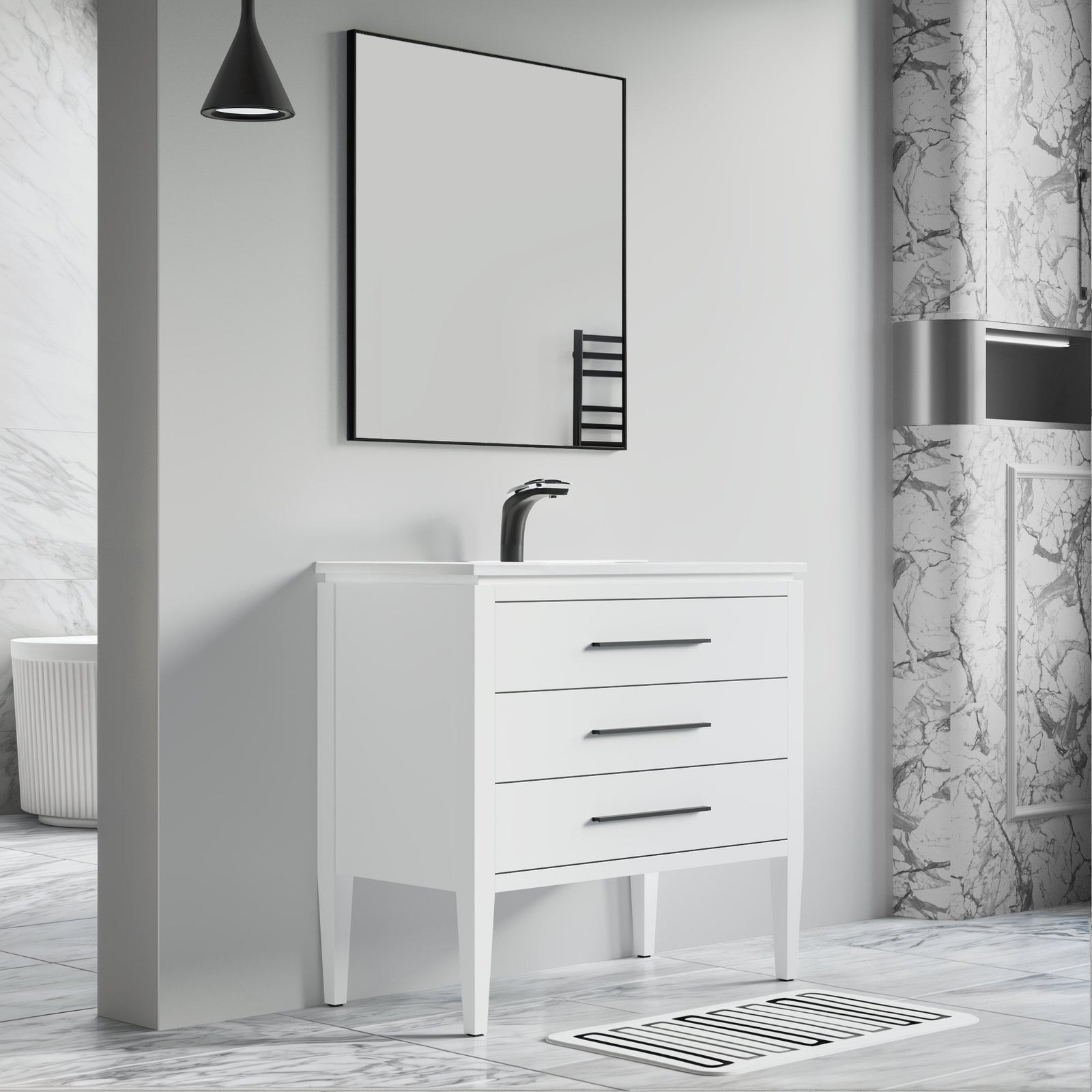 031 Series-36 Inch Bathroom Vanity Set