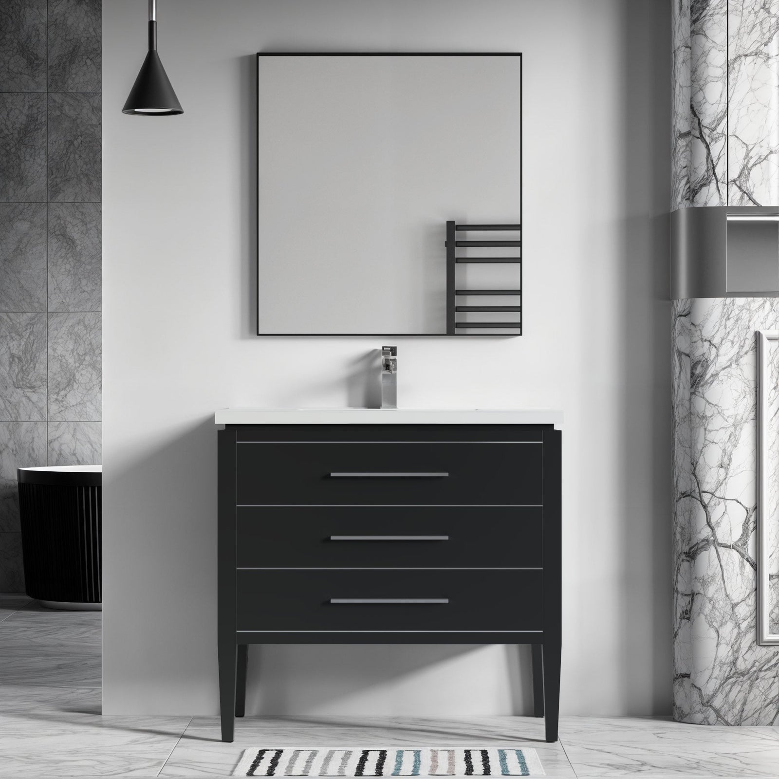 031 Series-36 Inch Bathroom Vanity Set