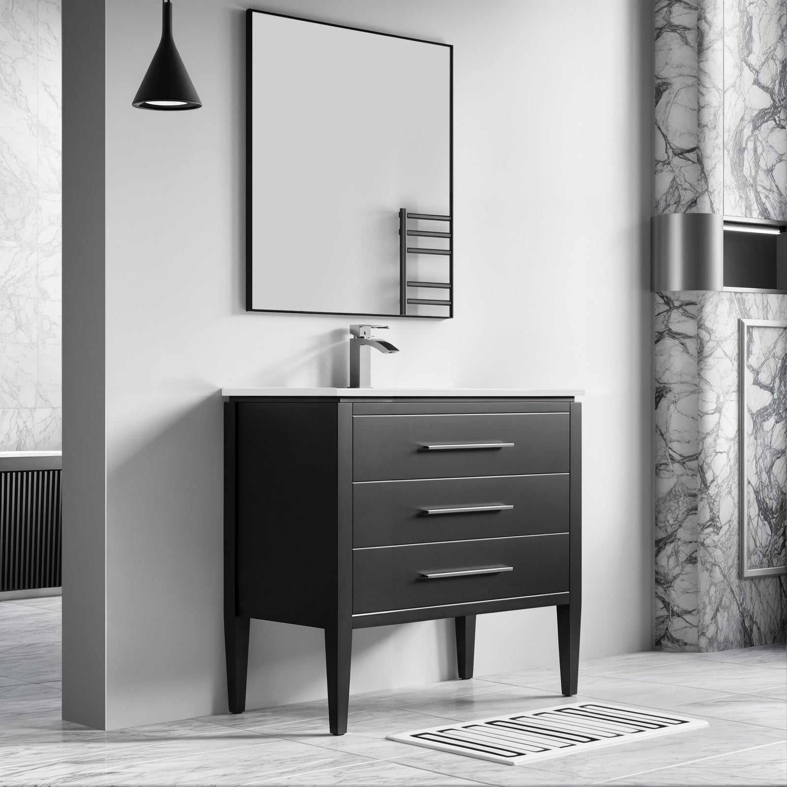 031 Series-36 Inch Bathroom Vanity Set