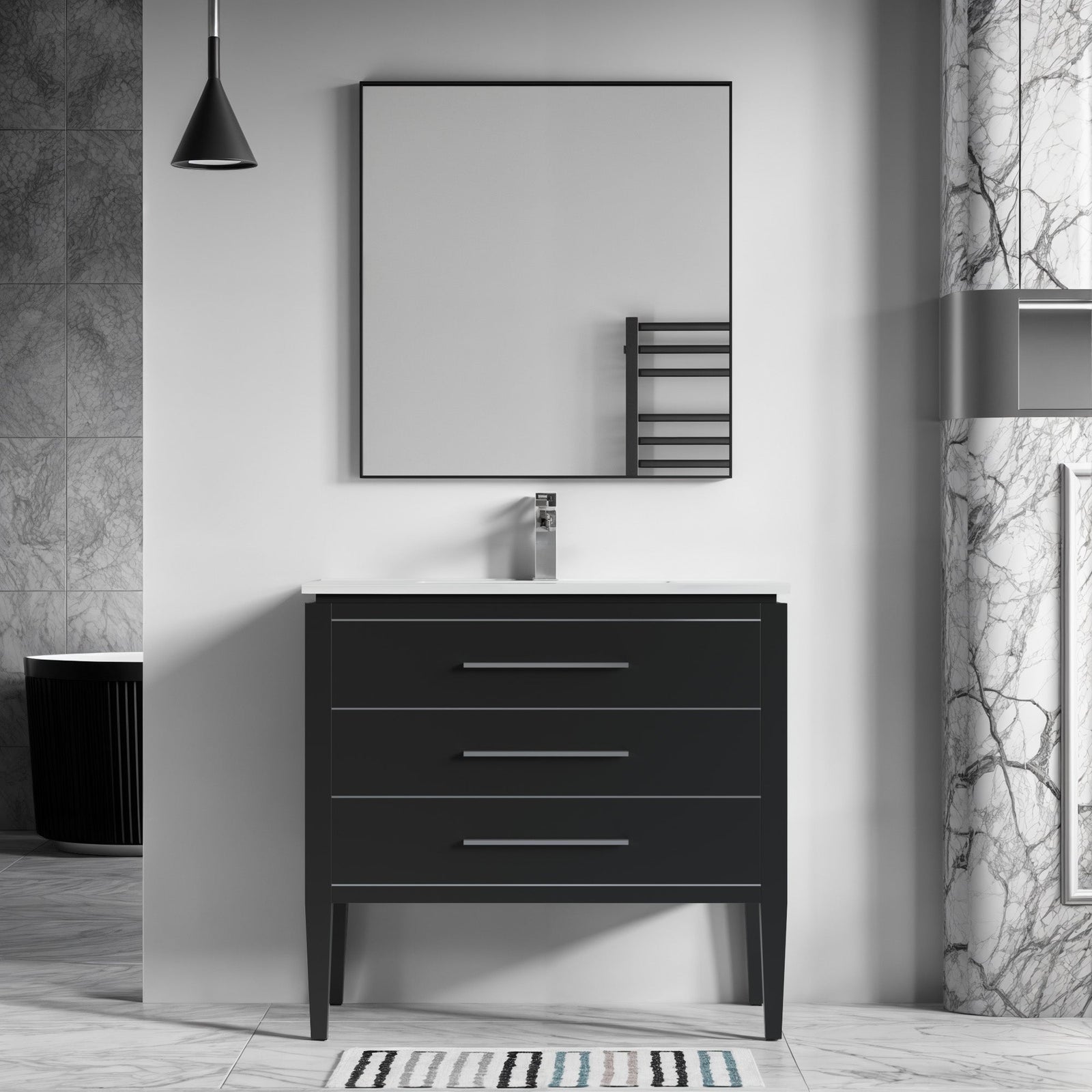 031 Series-36 Inch Bathroom Vanity Set