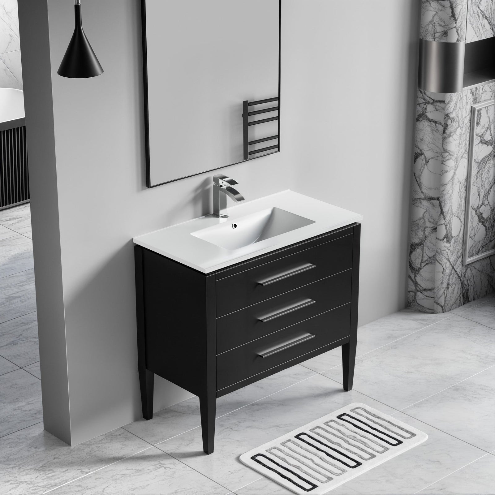 031 Series-36 Inch Bathroom Vanity Set