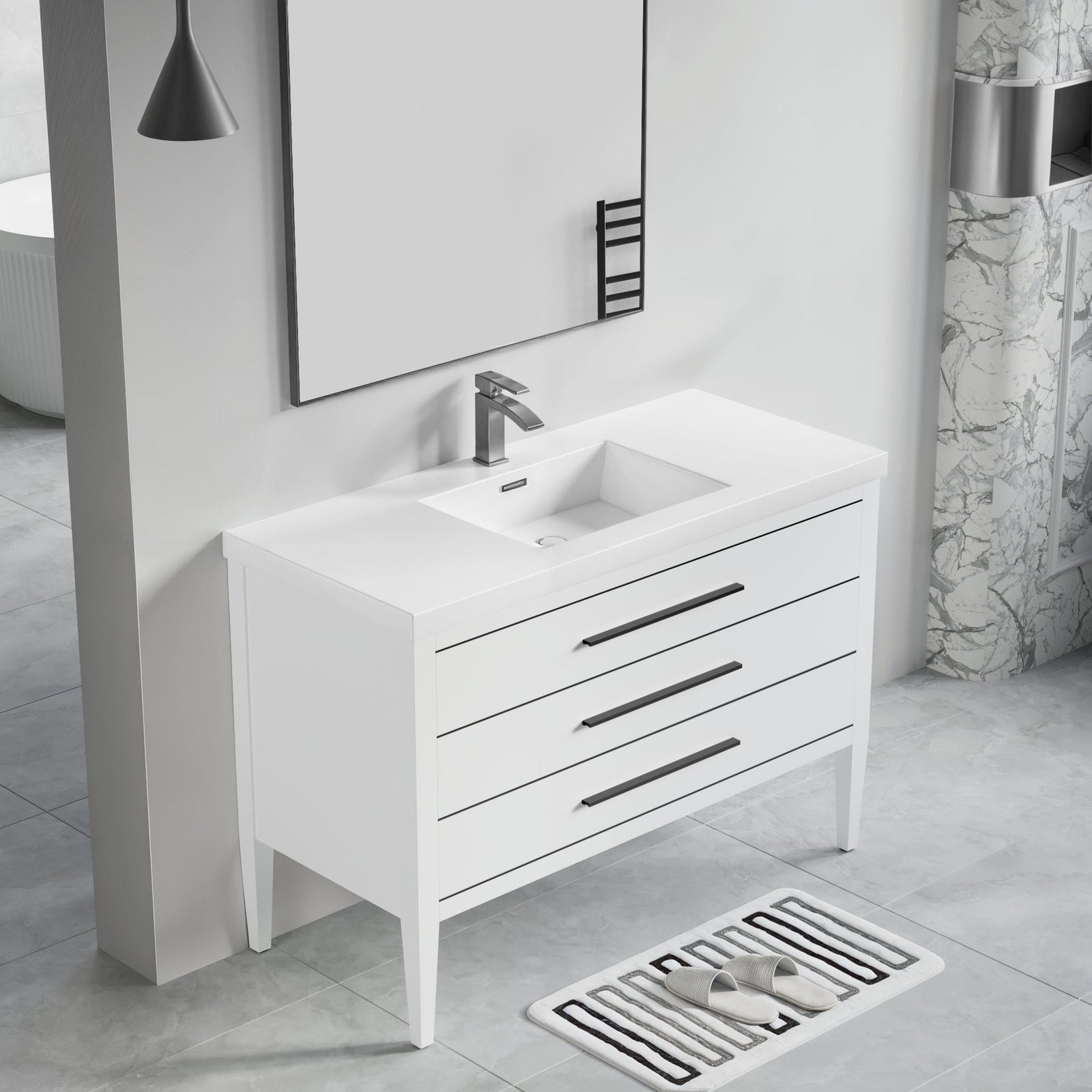 031 Series-48 Inch Bathroom Vanity Set