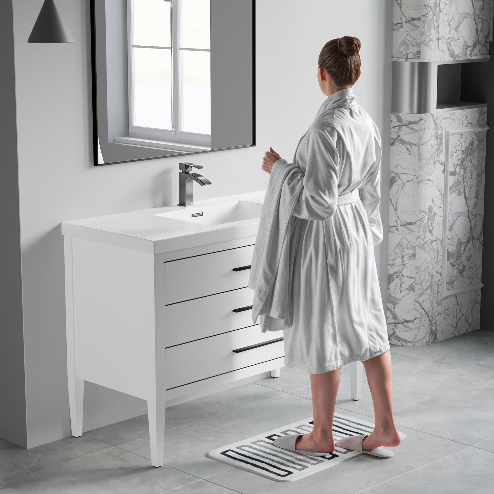 031 Series-48 Inch Bathroom Vanity Set