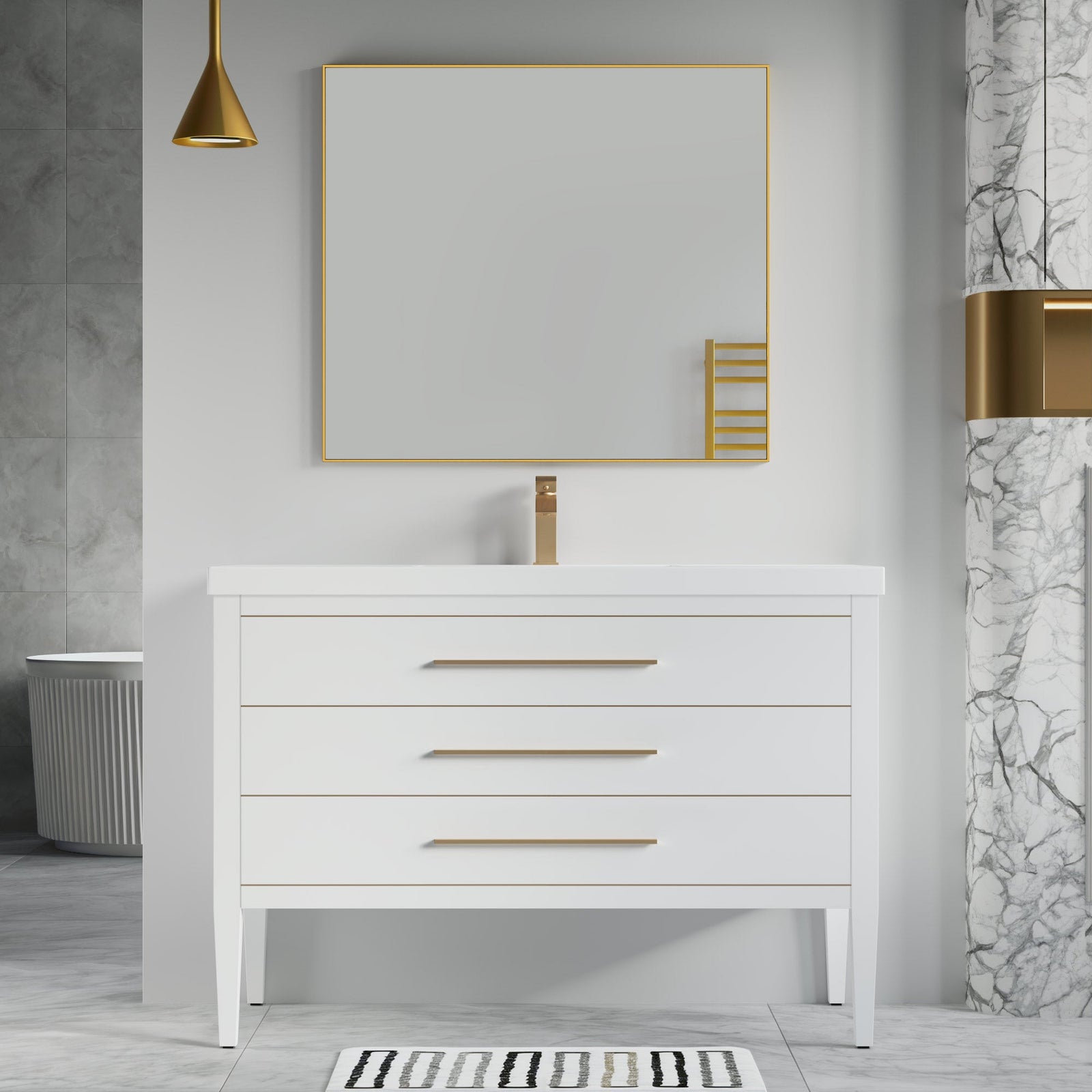 031 Series-48 Inch Bathroom Vanity Set