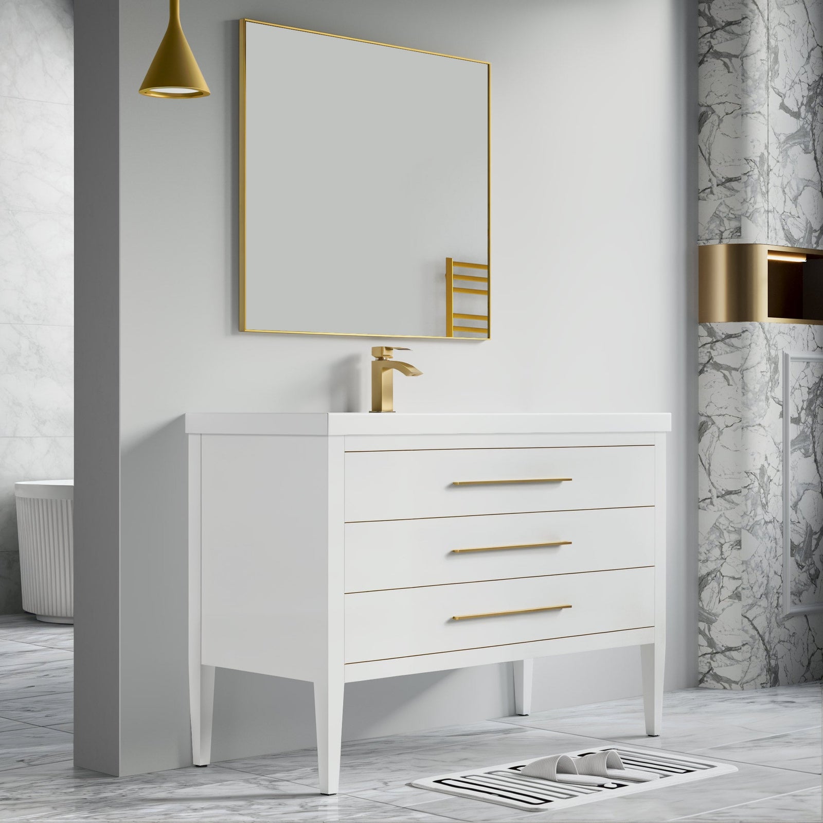 031 Series-48 Inch Bathroom Vanity Set