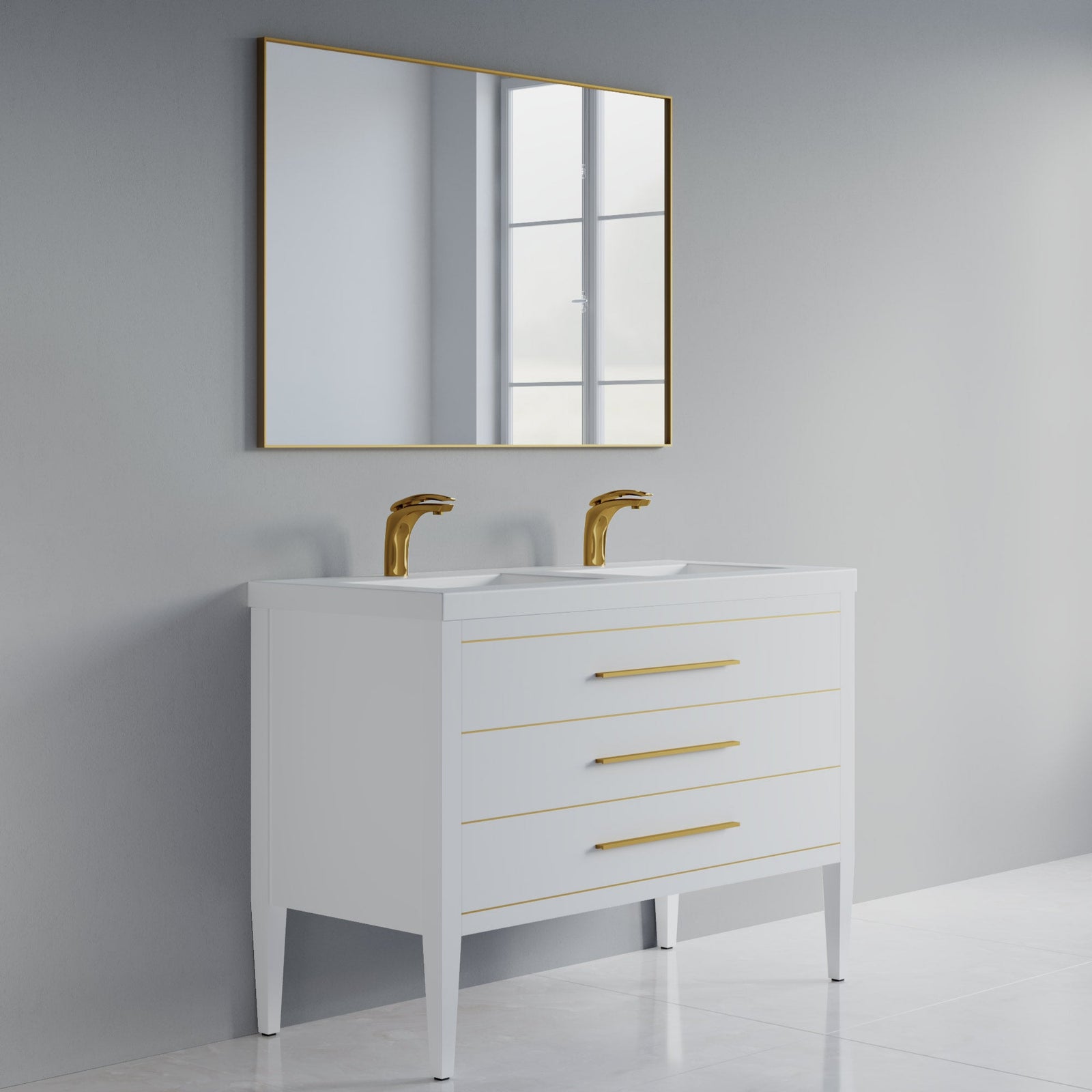 031 Series-48 Inch Bathroom Vanity Set