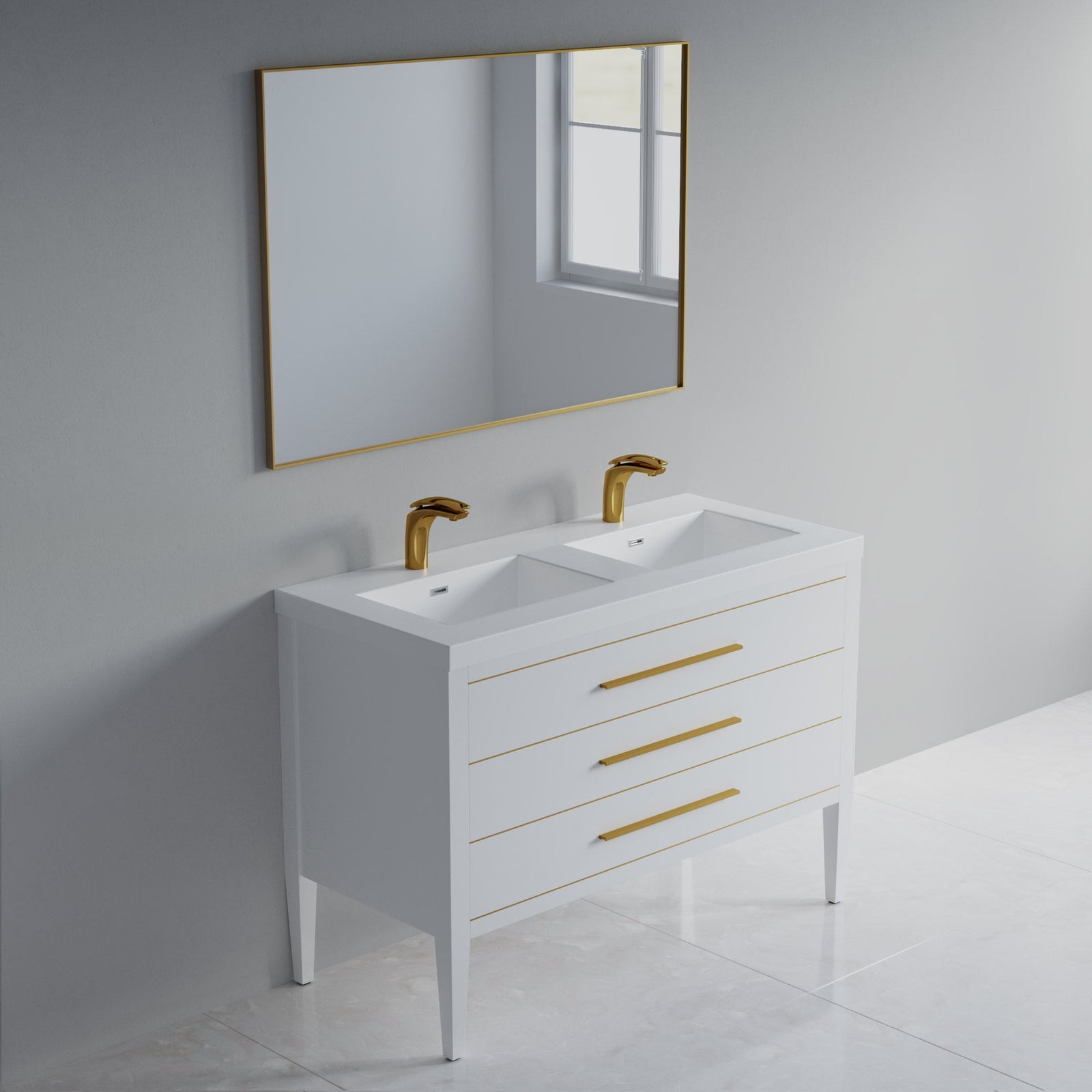 031 Series-48 Inch Bathroom Vanity Set