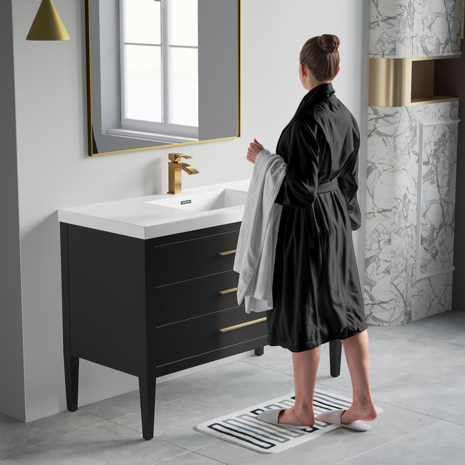031 Series-48 Inch Bathroom Vanity Set