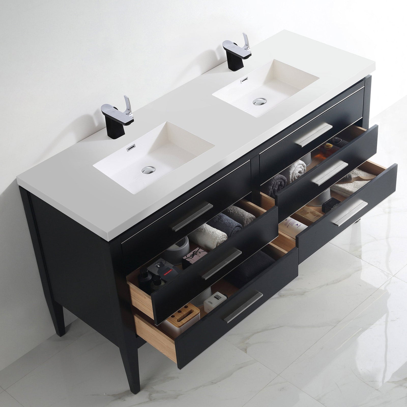 031 Series-60 Inch Bathroom Vanity Set