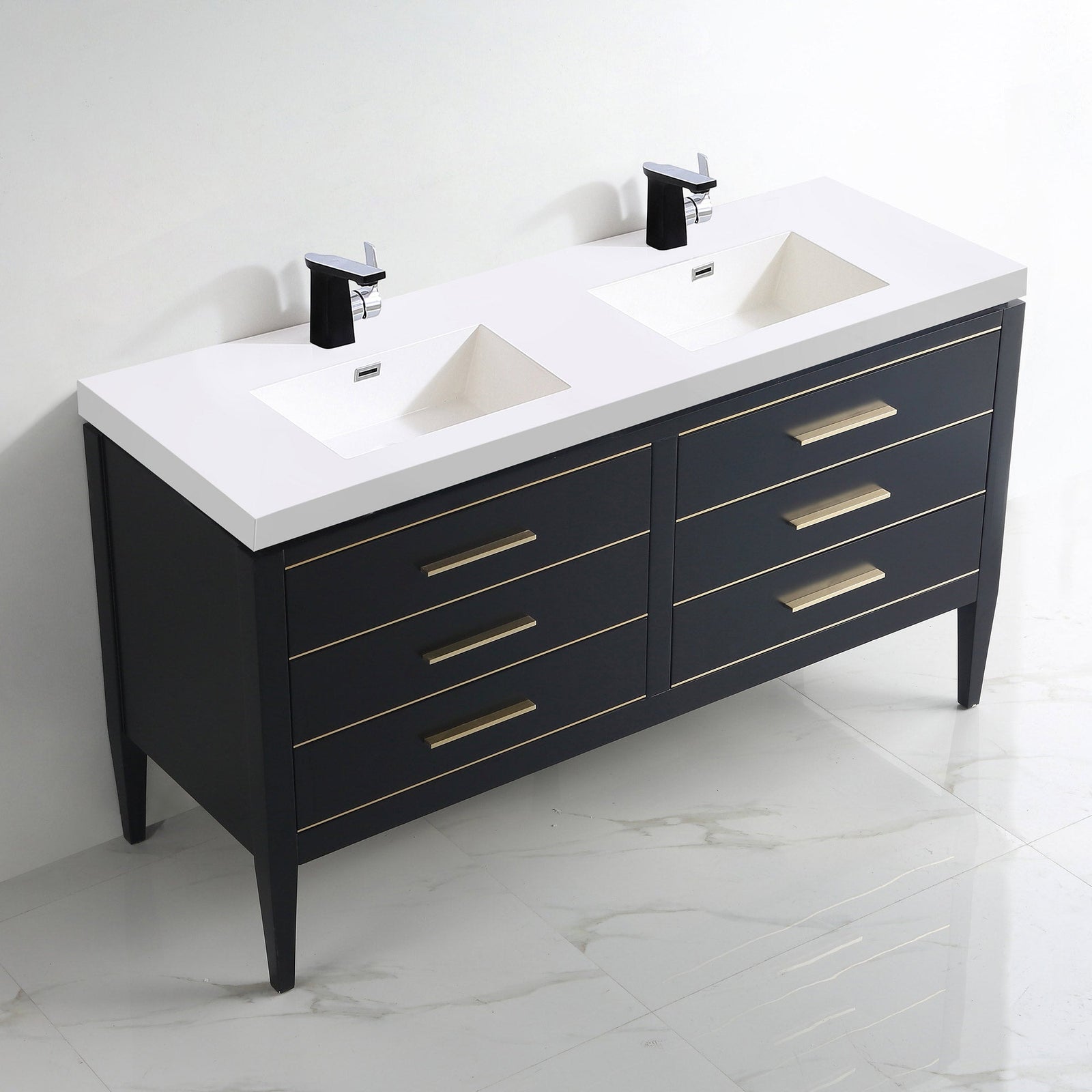 031 Series-60 Inch Bathroom Vanity Set