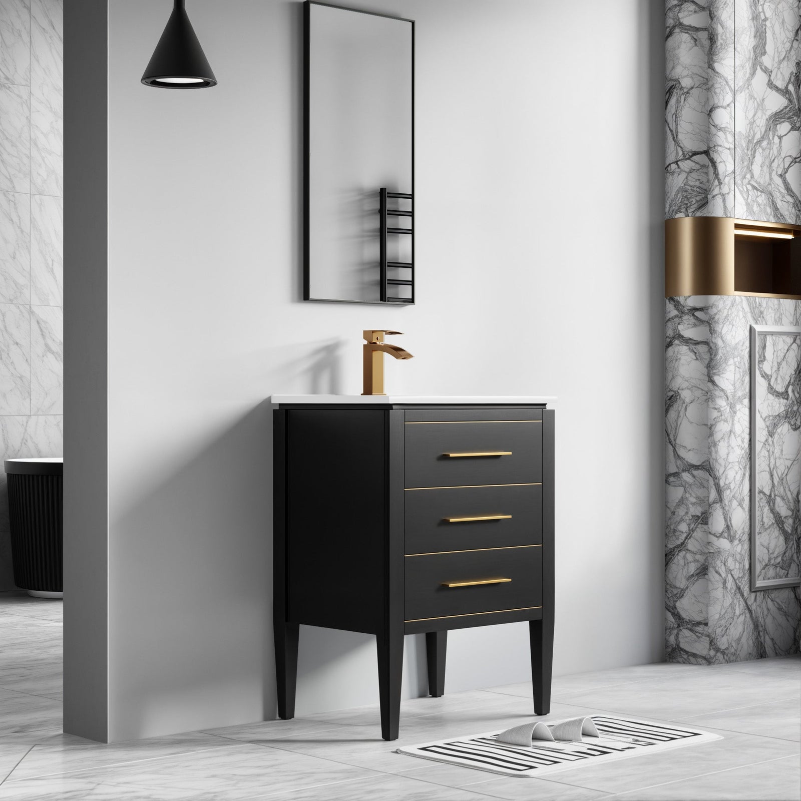 031 Series-24 Inch Bathroom Vanity Set