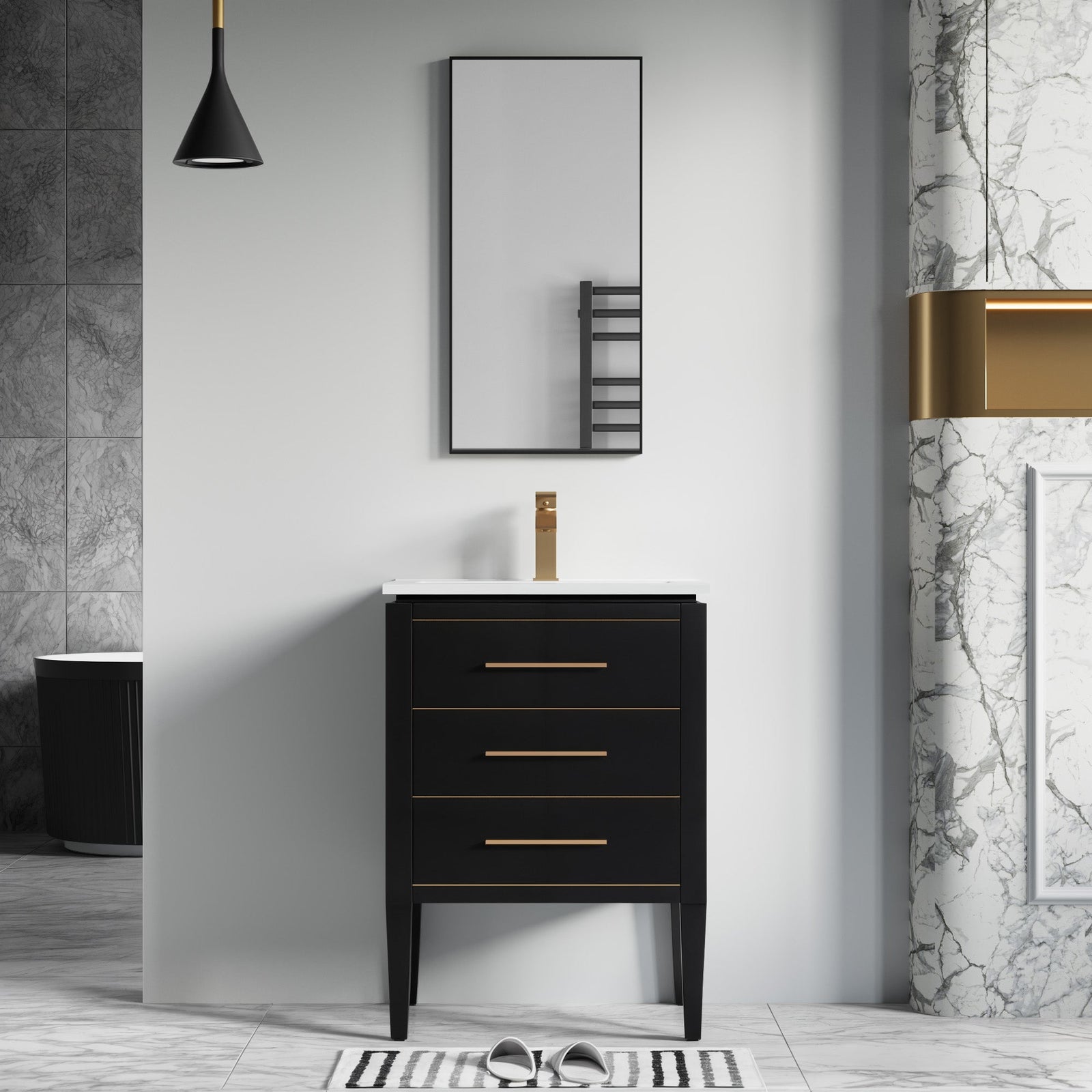 031 Series-24 Inch Bathroom Vanity Set