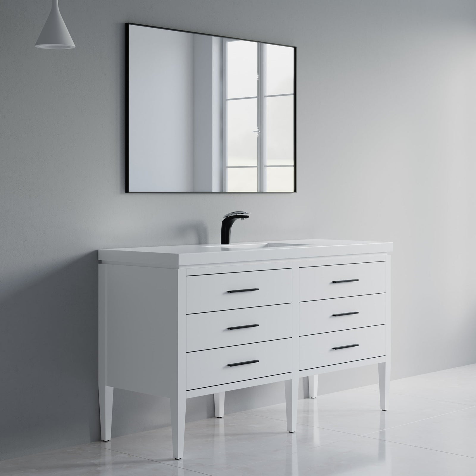 031 Series-60 Inch Bathroom Vanity Set