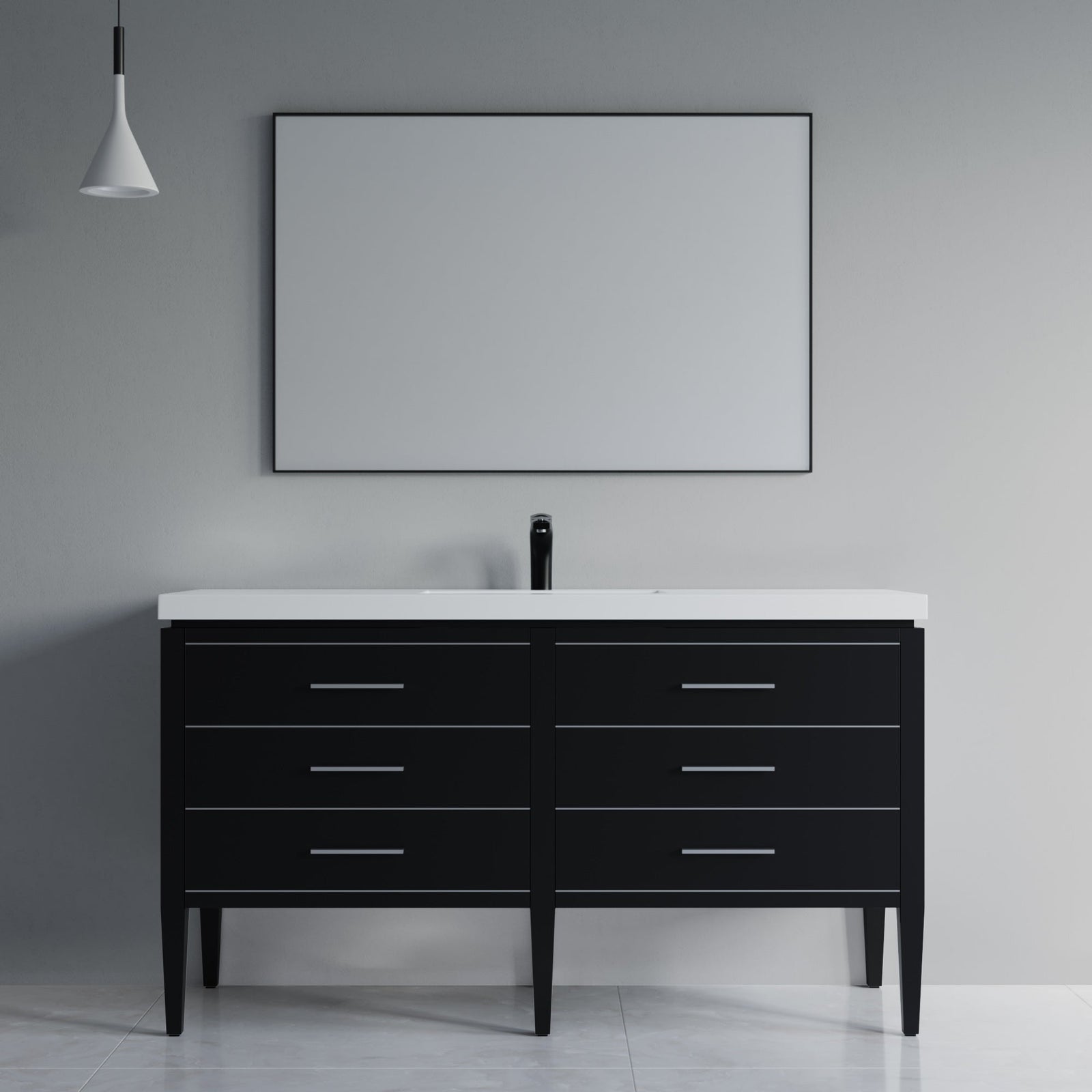 031 Series-60 Inch Bathroom Vanity Set