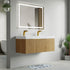Dowell 48" Wall-Mounted/Floating Fluted Bathroom Vanity with Single/Double Basin ¡°(Three Soft-Close Doors - 032 48 Series