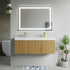 Dowell 48" Wall-Mounted/Floating Fluted Bathroom Vanity with Single/Double Basin ¡°(Three Soft-Close Doors - 032 48 Series