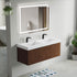 Dowell 48" Wall-Mounted/Floating Fluted Bathroom Vanity with Single/Double Basin ¡°(Three Soft-Close Doors - 032 48 Series