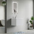 Dowell 24" Wall-Mounted/Floating Fluted Bathroom Vanity with Single Basin ¡°(Two Soft-Close Doors - 032 24 Series