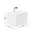 Dowell 24" Wall-Mounted/Floating Fluted Bathroom Vanity with Single Basin ¡°(Two Soft-Close Doors - 032 24 Series