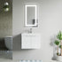 Dowell 24" Wall-Mounted/Floating Fluted Bathroom Vanity with Single Basin ¡°(Two Soft-Close Doors - 032 24 Series