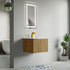 Dowell 24" Wall-Mounted/Floating Fluted Bathroom Vanity with Single Basin ¡°(Two Soft-Close Doors - 032 24 Series