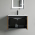 Dowell 24" Wall-Mounted/Floating Fluted Bathroom Vanity with Single Basin ¡°(Two Soft-Close Doors - 032 24 Series