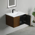 Dowell 24" Wall-Mounted/Floating Fluted Bathroom Vanity with Single Basin ¡°(Two Soft-Close Doors - 032 24 Series