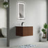 Dowell 24" Wall-Mounted/Floating Fluted Bathroom Vanity with Single Basin ¡°(Two Soft-Close Doors - 032 24 Series