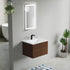 Dowell 24" Wall-Mounted/Floating Fluted Bathroom Vanity with Single Basin ¡°(Two Soft-Close Doors - 032 24 Series