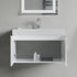 Dowell 30" Wall-Mounted/Floating Fluted Bathroom Vanity with Single Basin ¡°(Two Soft-Close Doors - 032 30 Series