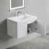 Dowell 30" Wall-Mounted/Floating Fluted Bathroom Vanity with Single Basin ¡°(Two Soft-Close Doors - 032 30 Series