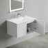 Dowell 30" Wall-Mounted/Floating Fluted Bathroom Vanity with Single Basin ¡°(Two Soft-Close Doors - 032 30 Series