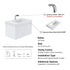 Dowell 30" Wall-Mounted/Floating Fluted Bathroom Vanity with Single Basin ¡°(Two Soft-Close Doors - 032 30 Series
