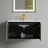 Dowell 30" Wall-Mounted/Floating Fluted Bathroom Vanity with Single Basin ¡°(Two Soft-Close Doors - 032 30 Series