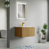 Dowell 30" Wall-Mounted/Floating Fluted Bathroom Vanity with Single Basin ¡°(Two Soft-Close Doors - 032 30 Series