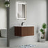Dowell 30" Wall-Mounted/Floating Fluted Bathroom Vanity with Single Basin ¡°(Two Soft-Close Doors - 032 30 Series