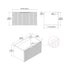 Dowell 30" Wall-Mounted/Floating Fluted Bathroom Vanity with Single Basin ¡°(Two Soft-Close Doors - 032 30 Series
