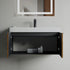 Dowell 36" Wall-Mounted/Floating Fluted Bathroom Vanity with Single Basin ¡°(Two Soft-Close Doors - 032 36 Series