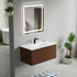 Dowell 36" Wall-Mounted/Floating Fluted Bathroom Vanity with Single Basin ¡°(Two Soft-Close Doors - 032 36 Series