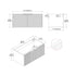 Dowell 36" Wall-Mounted/Floating Fluted Bathroom Vanity with Single Basin ¡°(Two Soft-Close Doors - 032 36 Series
