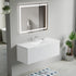 Dowell 48" Wall-Mounted/Floating Fluted Bathroom Vanity with Single/Double Basin ¡°(Three Soft-Close Doors - 032 48 Series
