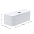 Dowell 48" Wall-Mounted/Floating Fluted Bathroom Vanity Combination Set - One 36" Fluted Base Vanity, Two Fluted Arc Sides, One Sintered Stone Top, With/Without One Fluted Vessel Sink - 032 48R Series