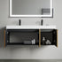 Dowell 48" Wall-Mounted/Floating Fluted Bathroom Vanity with Single/Double Basin ¡°(Three Soft-Close Doors - 032 48 Series