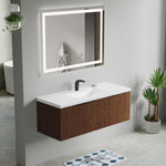 Dowell 48" Wall-Mounted/Floating Fluted Bathroom Vanity with Single/Double Basin ¡°(Three Soft-Close Doors - 032 48 Series
