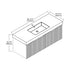 Dowell 48" Wall-Mounted/Floating Fluted Bathroom Vanity with Single/Double Basin ¡°(Three Soft-Close Doors - 032 48 Series