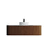 Dowell 60" Wall-Mounted/Floating Fluted Bathroom Vanity Combination Set - One 48" Fluted Base Vanity, Two Fluted Arc Sides, One Sintered Stone Top, One/Two One Fluted Vessel Sinks - 032 60R Series