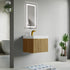 Dowell 24" Wall-Mounted/Floating Fluted Bathroom Vanity with Single Basin ¡°(Two Soft-Close Doors - 032 24 Series