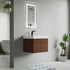 Dowell 24" Wall-Mounted/Floating Fluted Bathroom Vanity with Single Basin ¡°(Two Soft-Close Doors - 032 24 Series