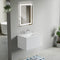 Dowell 30" Wall-Mounted/Floating Fluted Bathroom Vanity with Single Basin ¡°(Two Soft-Close Doors - 032 30 Series